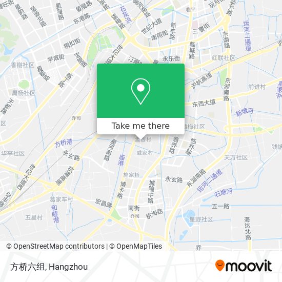 方桥六组 map