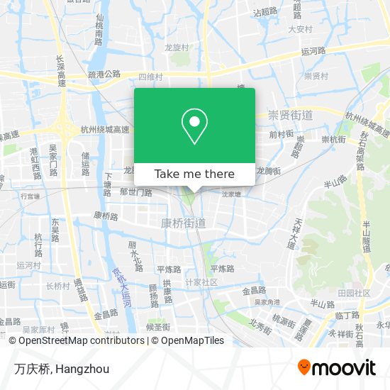 万庆桥 map