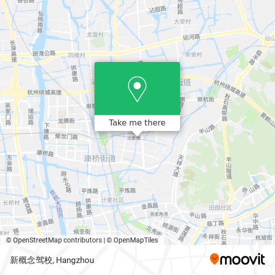 新概念驾校 map