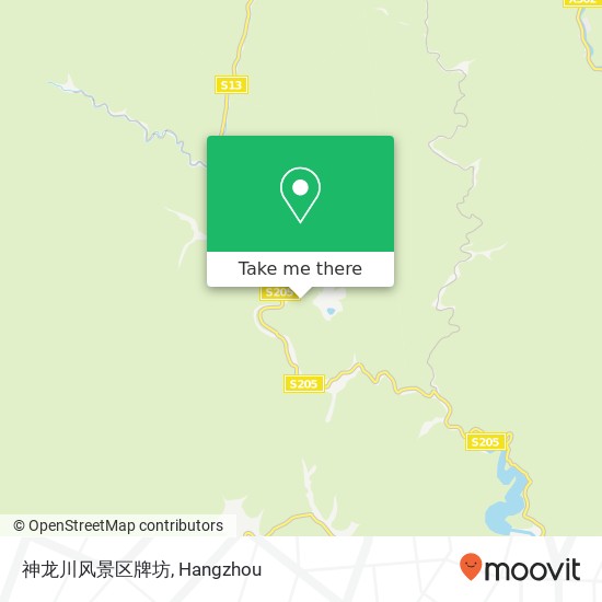 神龙川风景区牌坊 map