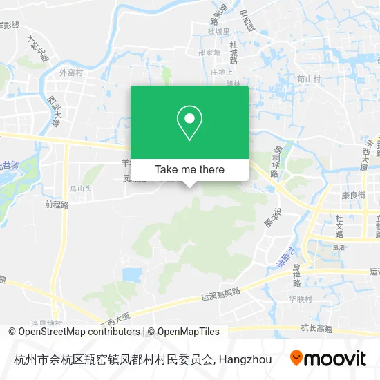杭州市余杭区瓶窑镇凤都村村民委员会 map