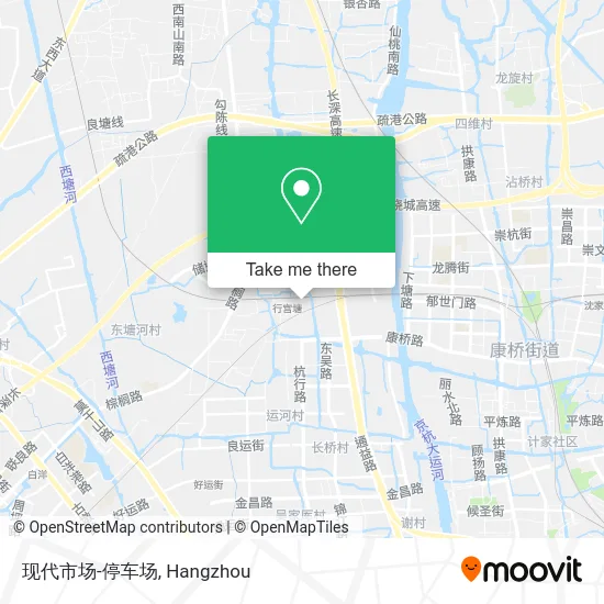 现代市场-停车场 map