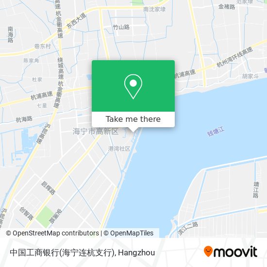 中国工商银行(海宁连杭支行) map