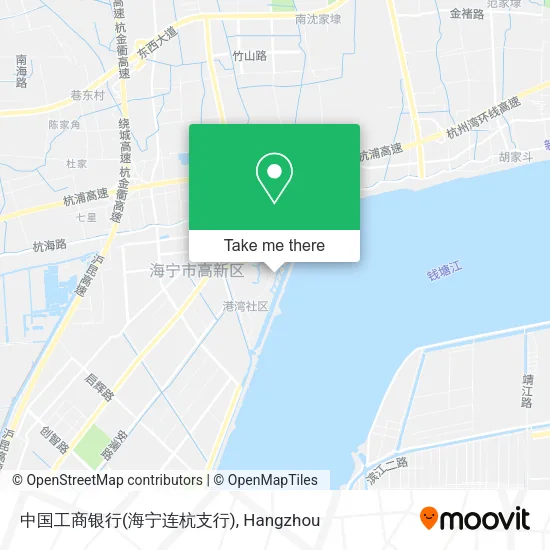 中国工商银行(海宁连杭支行) map