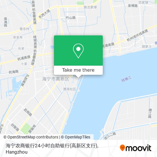 海宁农商银行24小时自助银行(高新区支行) map