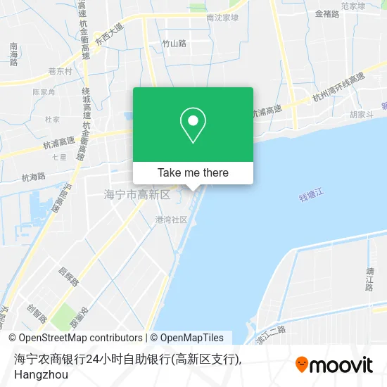 海宁农商银行24小时自助银行(高新区支行) map