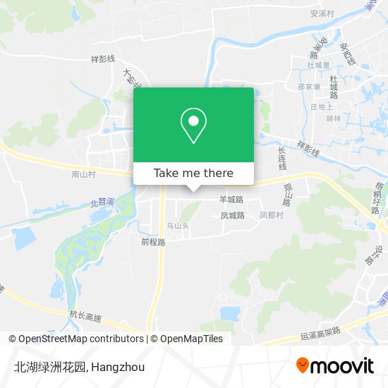 北湖绿洲花园 map
