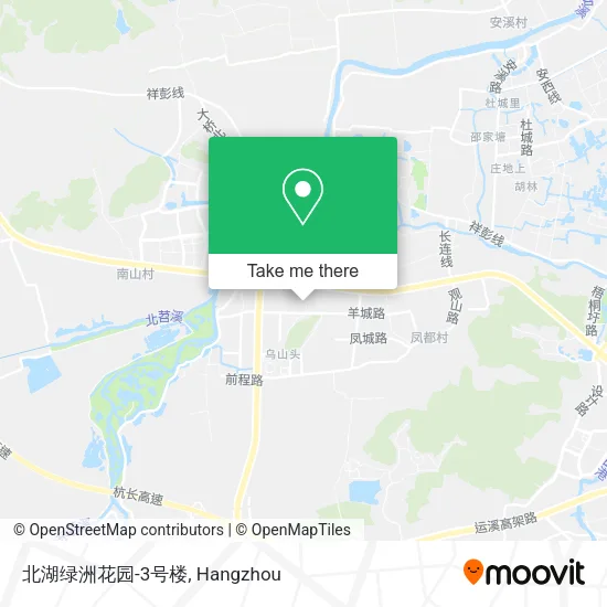 北湖绿洲花园-3号楼 map