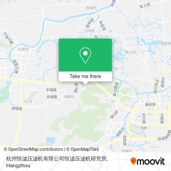 杭州恒滤压滤机有限公司恒滤压滤机研究所 map