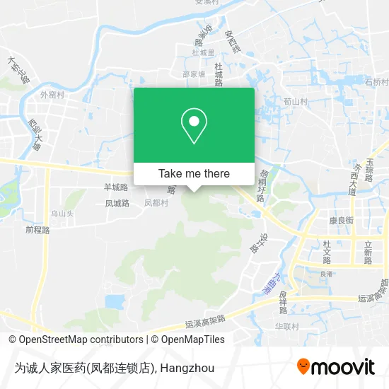 为诚人家医药(凤都连锁店) map