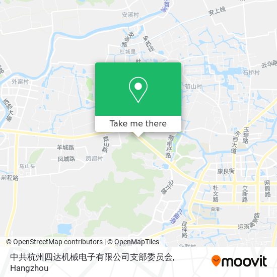 中共杭州四达机械电子有限公司支部委员会 map