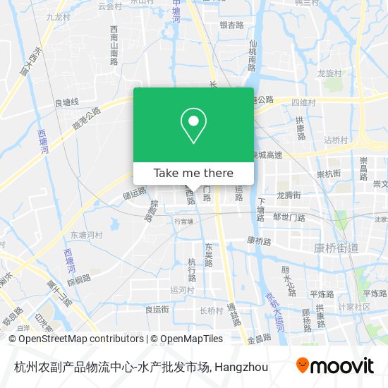杭州农副产品物流中心-水产批发市场 map