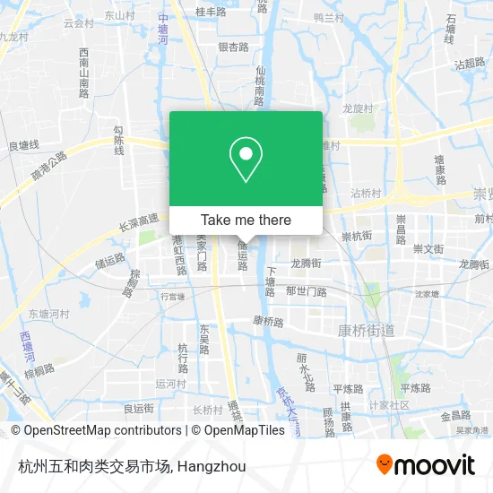 杭州五和肉类交易市场 map