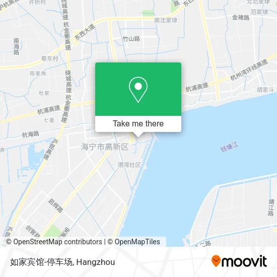 如家宾馆-停车场 map