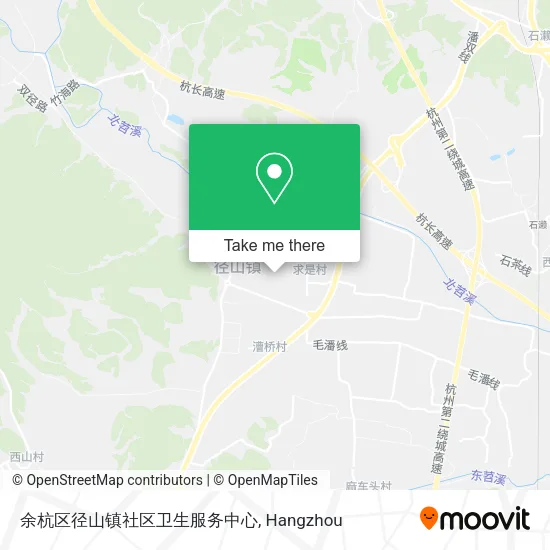 余杭区径山镇社区卫生服务中心 map