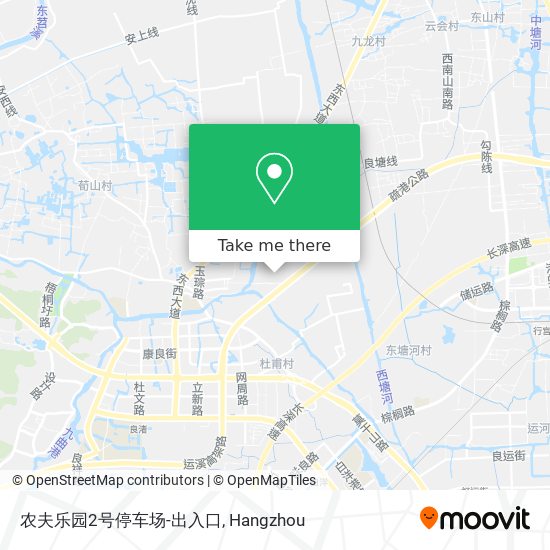 农夫乐园2号停车场-出入口 map
