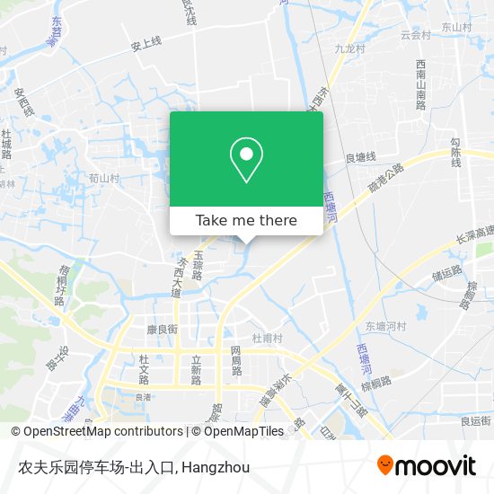 农夫乐园停车场-出入口 map