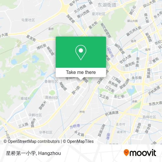 星桥第一小学 map