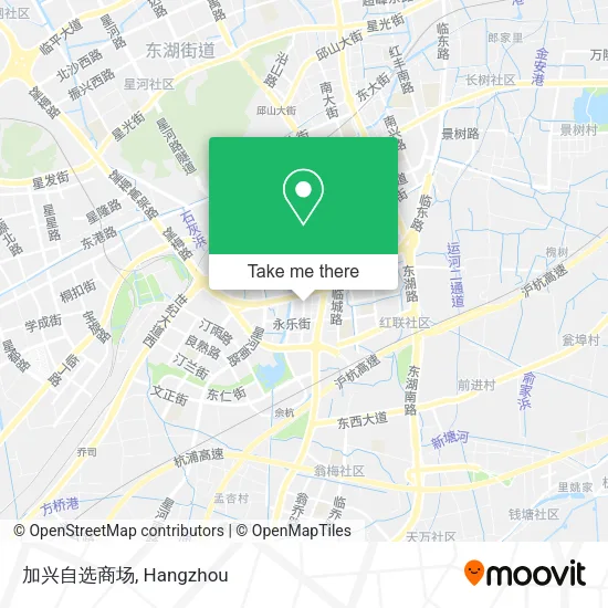 加兴自选商场 map