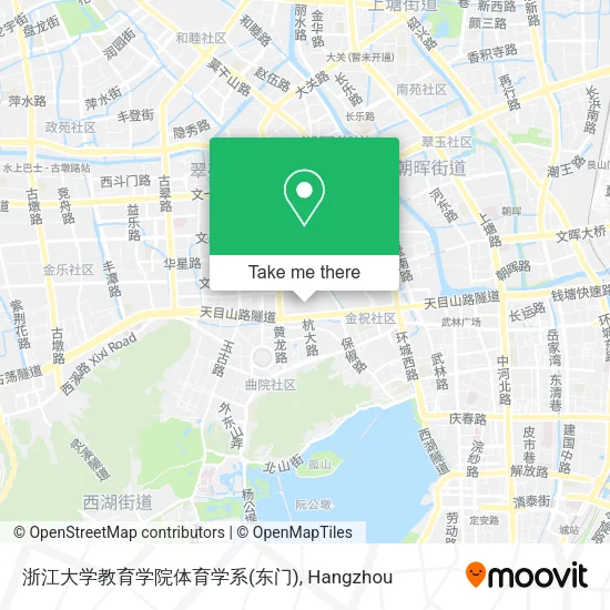 浙江大学教育学院体育学系(东门) map