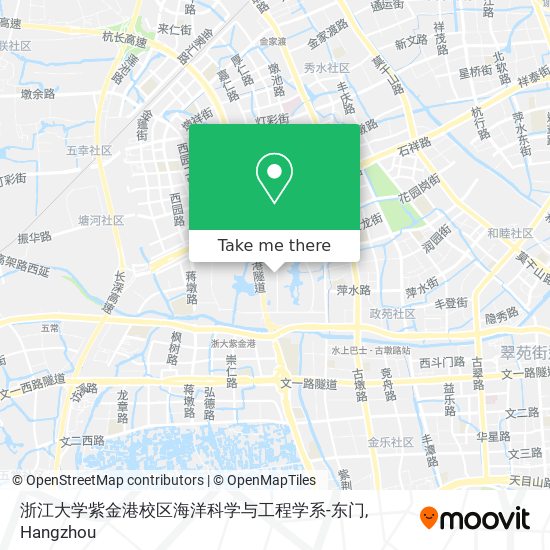 浙江大学紫金港校区海洋科学与工程学系-东门 map