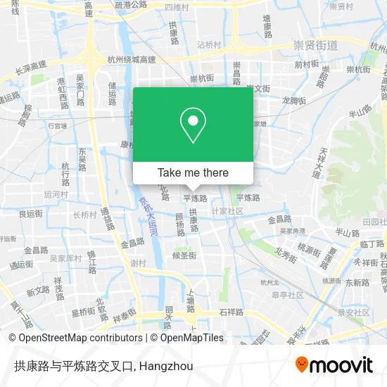 拱康路与平炼路交叉口 map