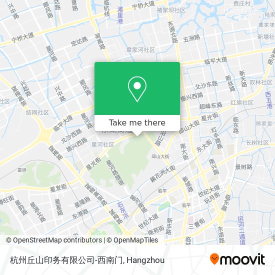 杭州丘山印务有限公司-西南门 map