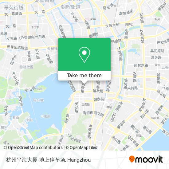 杭州平海大厦-地上停车场 map