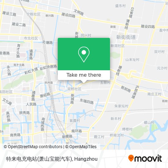 特来电充电站(萧山宝能汽车) map