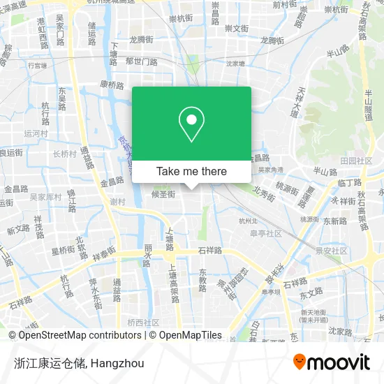 浙江康运仓储 map