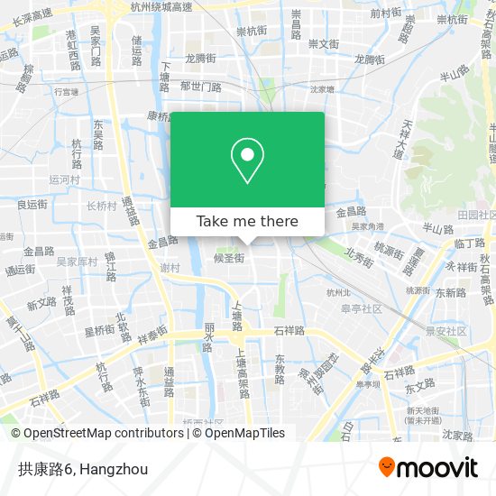 拱康路6 map