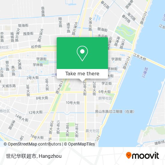 世纪华联超市 map
