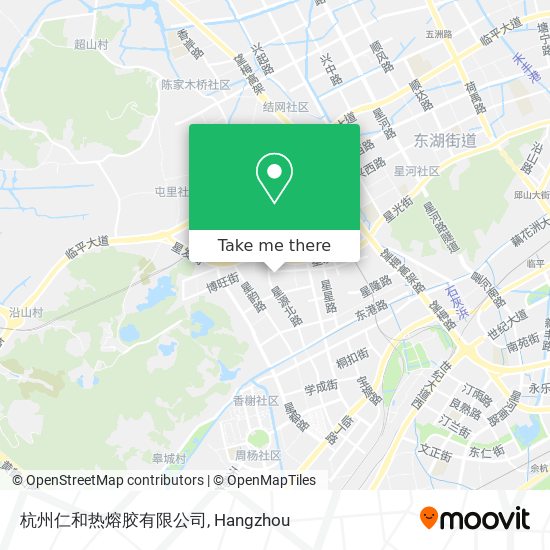杭州仁和热熔胶有限公司 map