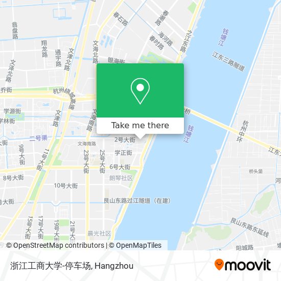 浙江工商大学-停车场 map