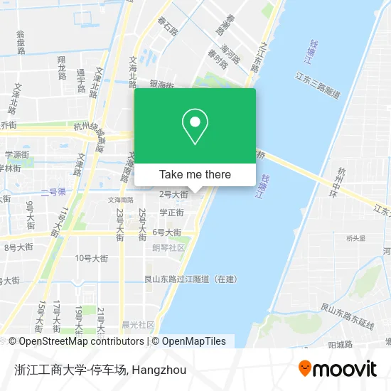浙江工商大学-停车场 map