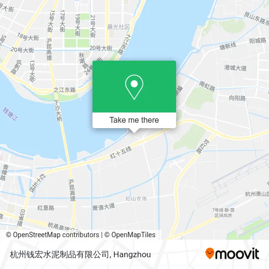 杭州钱宏水泥制品有限公司 map