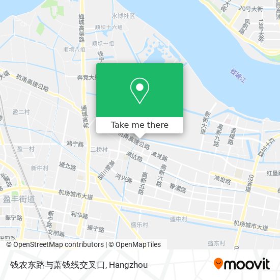 钱农东路与萧钱线交叉口 map