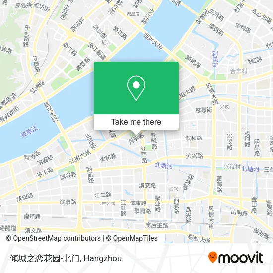 倾城之恋花园-北门 map