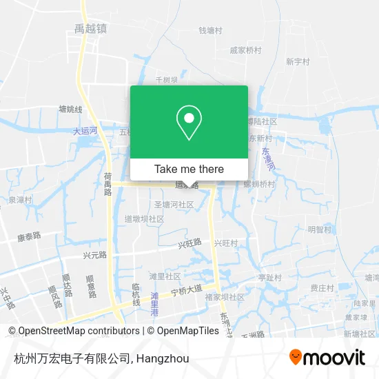 杭州万宏电子有限公司 map