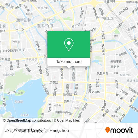 环北丝绸城市场保安部 map