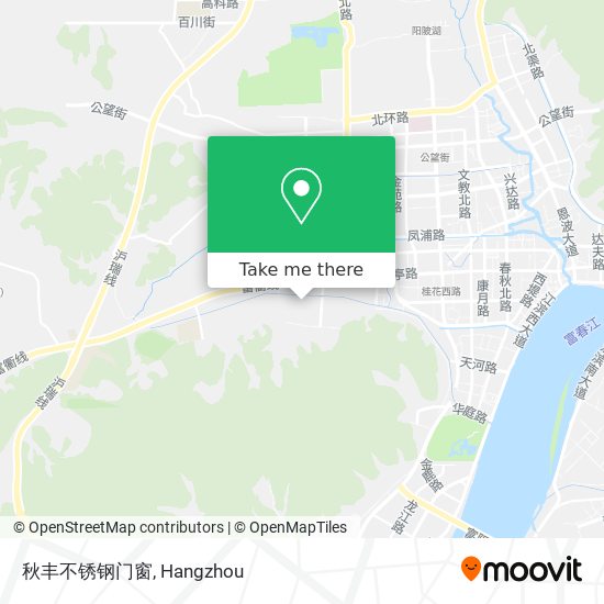 秋丰不锈钢门窗 map