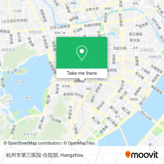 杭州市第三医院-住院部 map