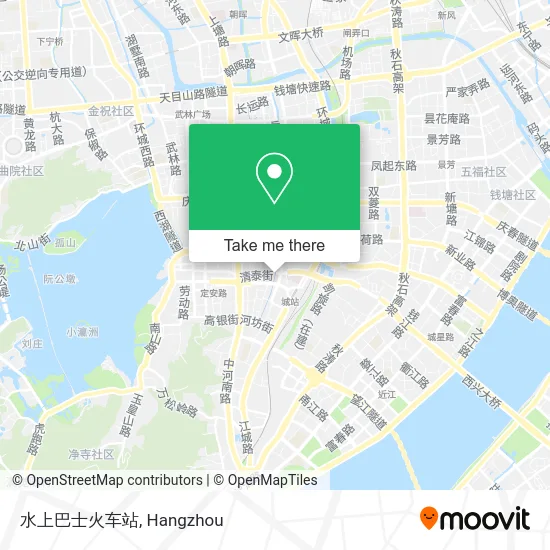 水上巴士火车站 map