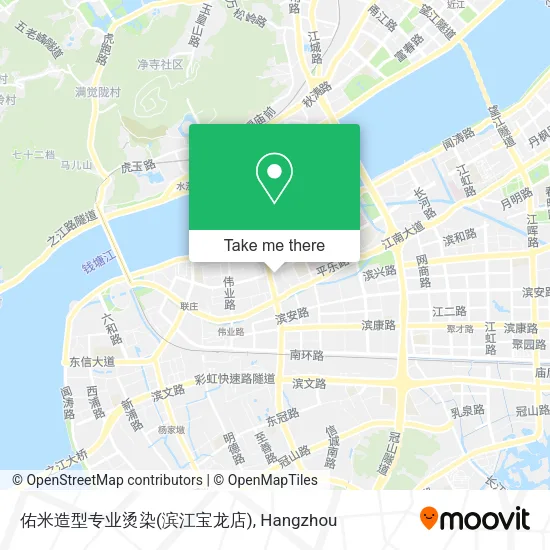 佑米造型专业烫染(滨江宝龙店) map