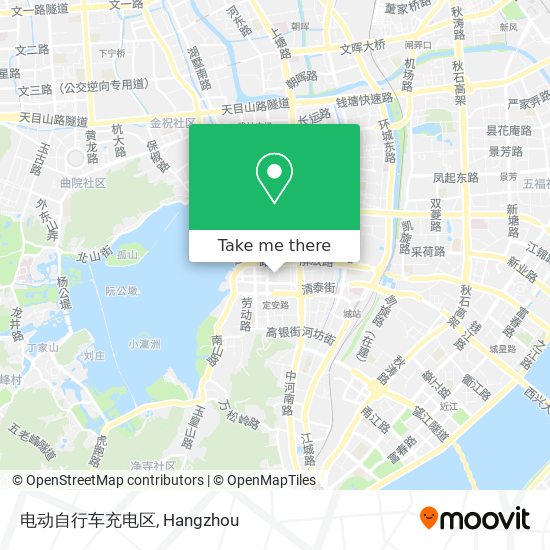 电动自行车充电区 map