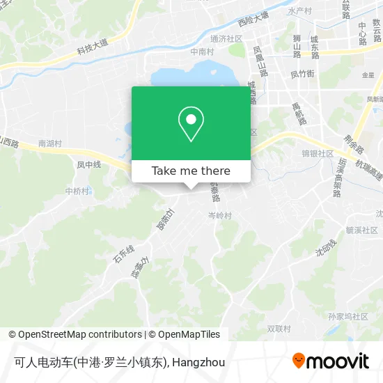 可人电动车(中港·罗兰小镇东) map
