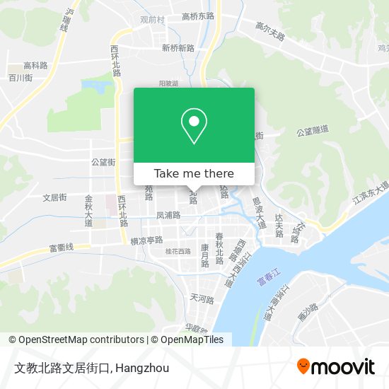 文教北路文居街口 map