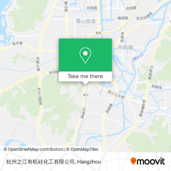 杭州之江有机硅化工有限公司 map