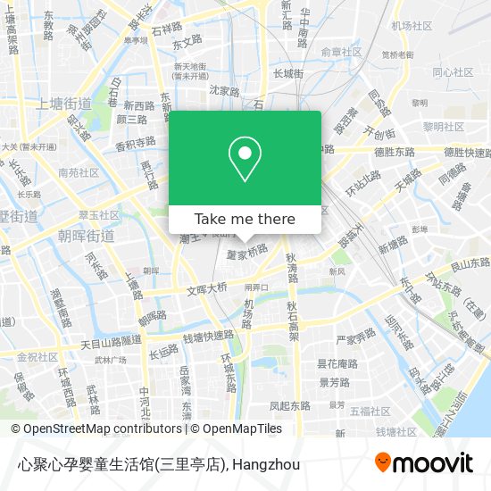 心聚心孕婴童生活馆(三里亭店) map