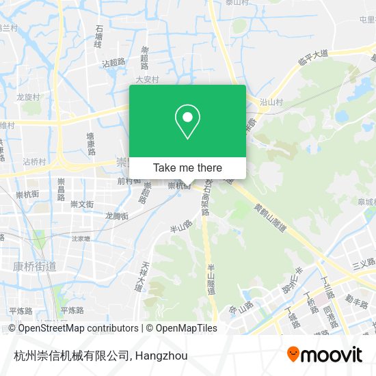 杭州崇信机械有限公司 map